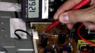 LED LCD TV REPAIR sound but no picture black screen dark picture pt1 [upl. by Nilyarg179]