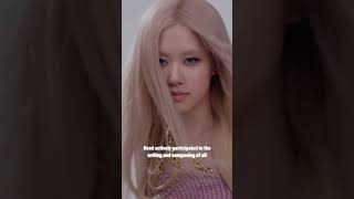 BLACKPINK’s Rosé announces first studio album ‘rosie’ [upl. by Orlan]