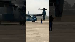 Marines have a unique way of arriving at Pacific Air Show ￼MV22 Osprey [upl. by Sliwa47]