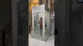 Glass Lift Home Lift Hydraulic Lift No Pit Lift No Machine Room Lift Low cost Lift Best Lift [upl. by Jyoti]