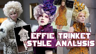 analyzing effie trinket’s outfits in the hunger games 🎀🥀🦋 [upl. by Culver]