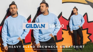 Gildan 18000 Heavy Blend™ Crewneck Sweatshirt  Tshirtca [upl. by Nirej]