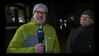 Tagesschau und NDR berichten über das Hochwasser in Bodenwerder [upl. by Sarid]