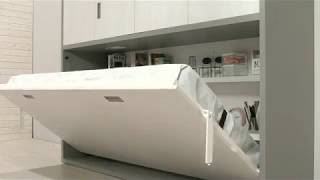 Funcionalidades de una cama abatible  Muebles Ros [upl. by Aiek]