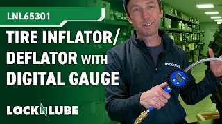 LockNFlate Tire InflatorDeflator with Digital Gauge  Includes the LockNFlate® Air Chuck [upl. by Remmos]