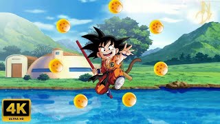 4K CUTE KID GOKU NEAR HOUSE LIVE WALLPAPER DOWNLOAD  FOR DESKTOP PC  DRAGON BALL  INDesigner7 [upl. by Sivla]