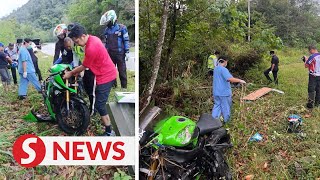 Body of motorcyclist found three days after disappearance [upl. by Reivaxe]