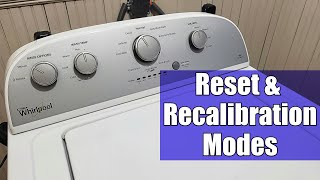 How to Do a Whirlpool Washer Reset amp Recalibration [upl. by Onairda938]