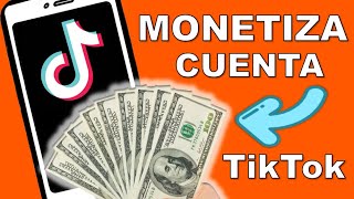 COMO MONETIZAR Y GANAR DINERO CON TIKTOK EN 2024 FÁCIL Y RAPIDO [upl. by Ddet322]