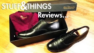 Review Allen Edmonds quotPark Avenuequot CapToe Oxfords Mens Dress Shoes [upl. by Ariay]