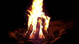 Crackling Campfire on Lake Superior real time [upl. by Venus]