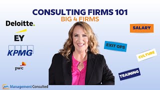 Consulting Firms 101 Big 4 Firms Deloitte PwC KPMG Ernst amp Young [upl. by Komarek218]