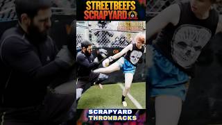 Scrapyard legends collide in kickboxing streetbeefsscrapyard combatsport boxing martialarts [upl. by Willner]