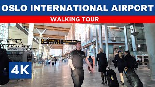 Oslo Airport Norway  Gardermoen Airport OSL International Airport  Walking Tour Oslo Airport [upl. by Hadlee]