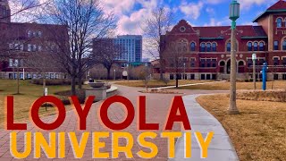 4K 🇺🇸 Chicago Walking Tour 2024  Loyola University Chicago  Chicago Illinois Walking Video [upl. by Martinic]