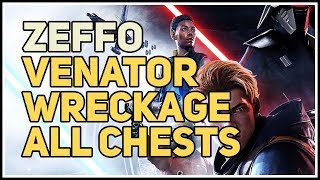 All Chests Venator Wreckage Zeffo Star Wars Jedi Fallen Order [upl. by Iroj923]