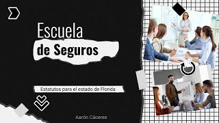 EXAMEN PARA LICENCIA 215 DE SEGUROS DE VIDA Y SALUD  ESTATUTOS DE FLORIDA [upl. by Clarabelle]