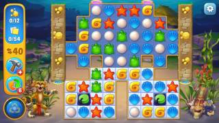 Fishdom level 687 Gameplay iOS Android [upl. by Hairahcez]