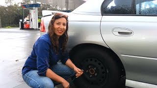 How To Put Air In Your Tyres  Galmatic Women [upl. by Godric30]