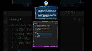 Python program that determines if two integers are amicable or not coding python programming [upl. by Eiramesor]
