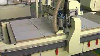 WoodTech CNC Router Cabinet Cutting [upl. by Cacilie]