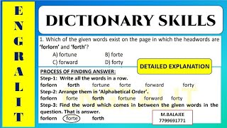 DICTIONARY SKILLS  AP DSC  AP TET  AP SA  7799691771  BEST ONLINE COURSES  FREE PDFS  TESTS [upl. by Meredeth]