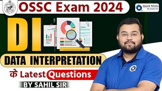 OSSC CGL  Odisha CGL 202324  Latest Questions on Data Interpretation DI  Maths by Sahil Sir [upl. by Esdnyl]