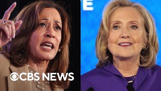 Comparing Kamala Harris and Hillary Clintons performances against Trump [upl. by Delaine]