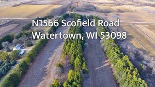 Hunters Dream 76 acre Farm at N1566 Scofield Rd Watertown WI 53098 For Sale by Online Bid [upl. by Elleina]