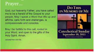 Primary Age Children  Section 1 Introduction to the Catechist Webinars [upl. by Oskar257]