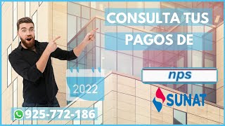 Como Consultar los Pagos de Impuestos con Formulario 1663 NPS SUNAT 2022 [upl. by Brandtr]