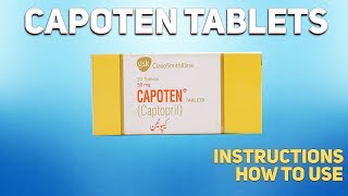 Capoten tablets how to use Uses Dosage Side Effects Contraindications [upl. by Forland760]