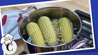 How to Boil Corn on the Cob on the Stove A Easy Healthy Recipe [upl. by Eromle22]