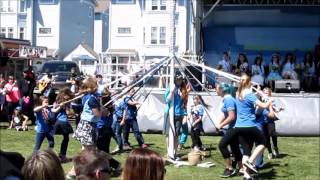 Maypole dance  2016 Ladner Pioneer May Days Delta BC Canada [upl. by Ahsielat869]