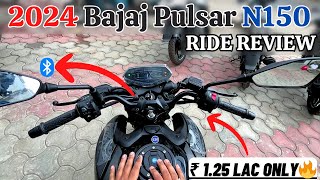 2024 Bajaj Pulsar N150 Ride Review  Duel Disc Bluetooth Meter  Price  EMI  Down Payment pulsar [upl. by Fee]