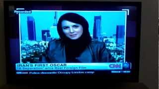 CNNs interview with Leila Hatami after Oscars 2012 [upl. by Lars]