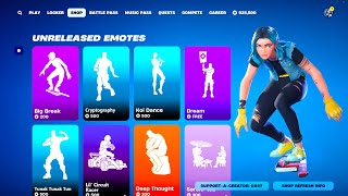 EVERY LeakedUnreleased Emote in Fortnite [upl. by Sebastian]