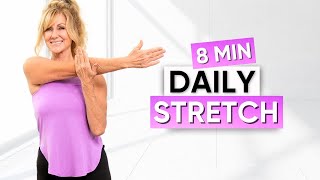 8 Minute Best Daily STRETCH For Women Over 50 [upl. by Nuncia]