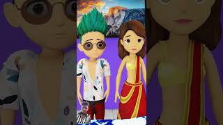 Babu ki tabiyat kharab he Gulli Bulli Cartoon granny short tmkoc mummy shortscomedyviralshorts [upl. by Ronyar]