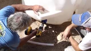 How to Install Earthship Cisterns [upl. by Ranson947]