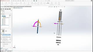 Exploded view in Solidworks [upl. by Lezlie]