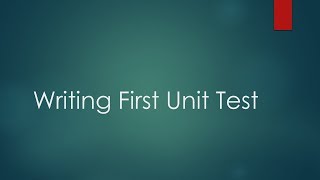 Writing our first Unit Test using NUnit and NSubstitute [upl. by Anabelle]