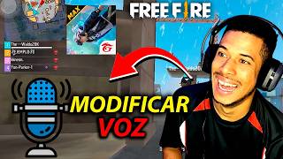 ✅COMO CAMBIAR LA VOZ EN FREE FIRE [upl. by Esaele94]