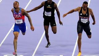 Quincy Halls thriller in 400meters to win gold for USA [upl. by Haley158]