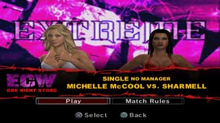 Michelle McCool vs Sharmell Single [upl. by Lirbaj900]