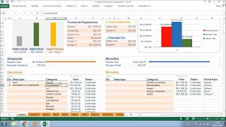 Planilha Controle Financeiro Empresarial 2019 [upl. by Kere]