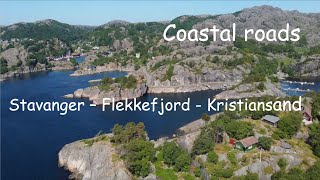 Norway motortrip 2023 Part 7 Stavanger Flekkefjord Kristiansand [upl. by Ydoow]