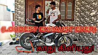 Ithu Varaikum kekatha Ore Sound🙉TamilComedymotovlogexhaustmodifide [upl. by Nnep]