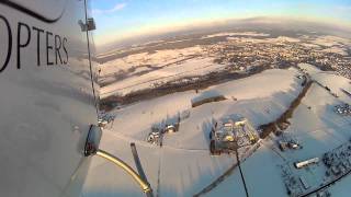 Winter flight training on Guimbal Cabri G2 [upl. by Aihseyk466]