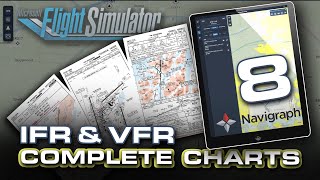 MSFS2020  Navigraph Charts 8  VFR MAPS available NOW [upl. by Macario]